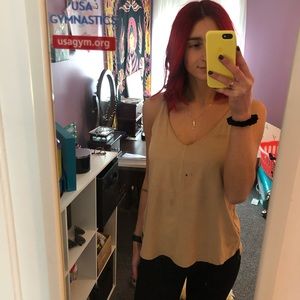 Camel 🐫 Suede tank